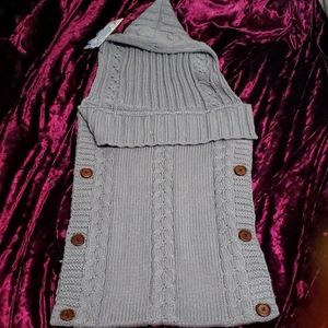 NWT Gray Baby Snuggie